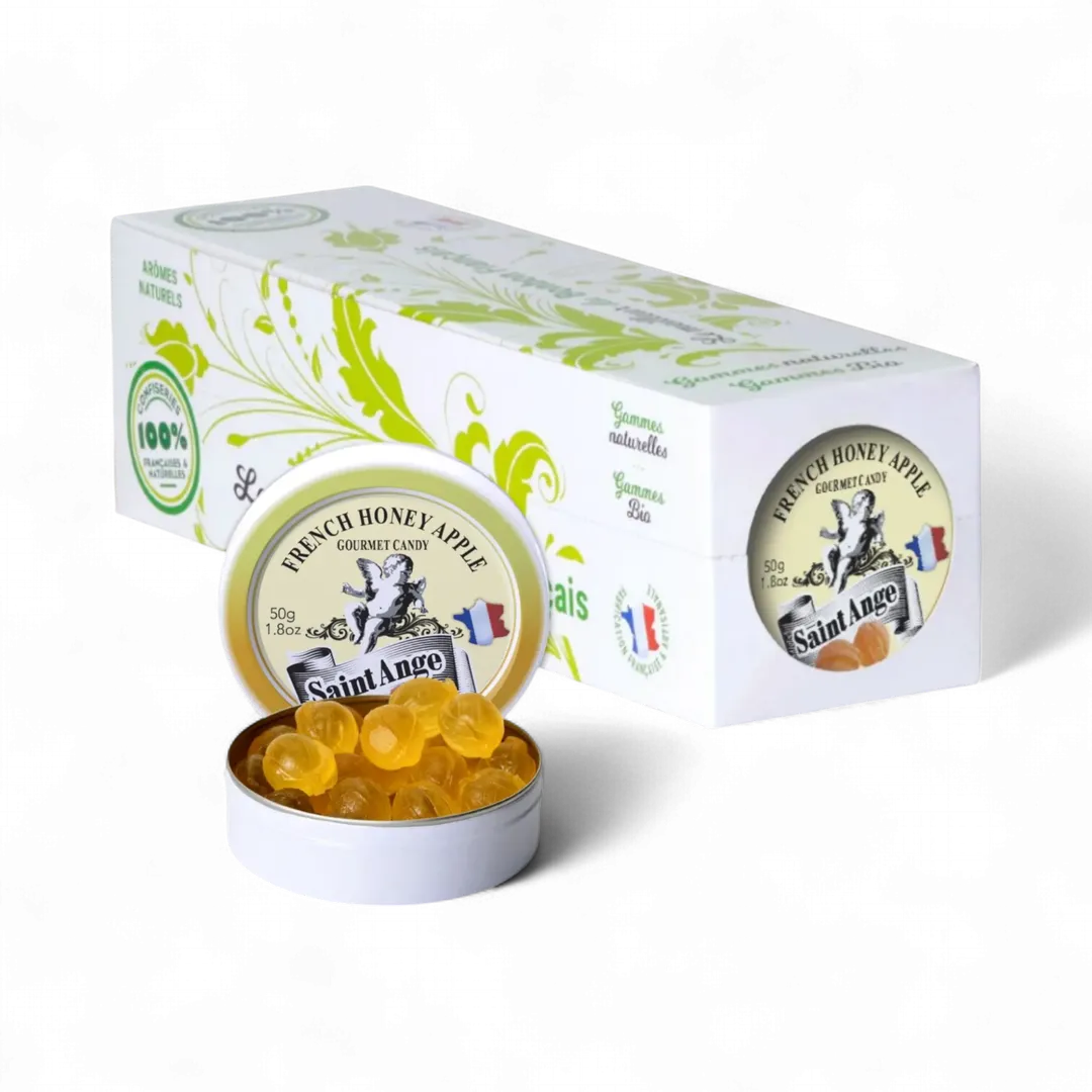 Saint Ange Honey Apple - French Gourmet Natural Candy Tin