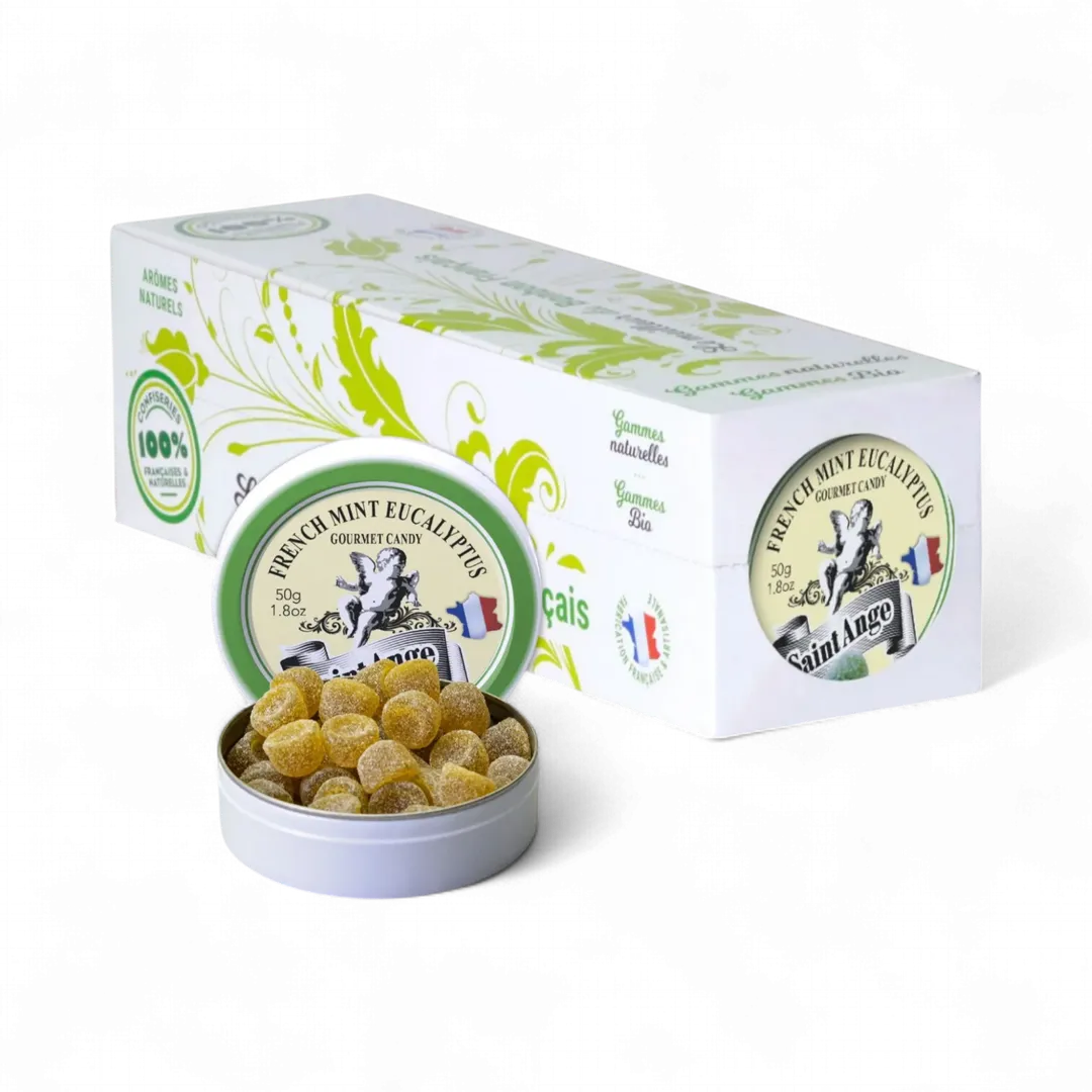 Saint Ange Mint Eucalyptus - French Gourmet Candy Tin