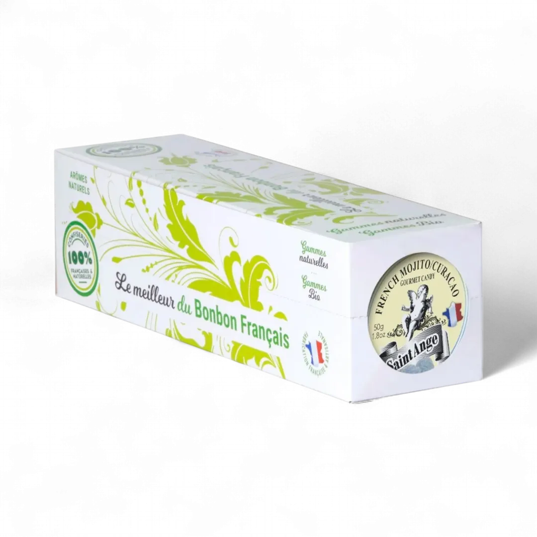 Saint Ange Mojito Curacao - French Gourmet Natural Candy Tin