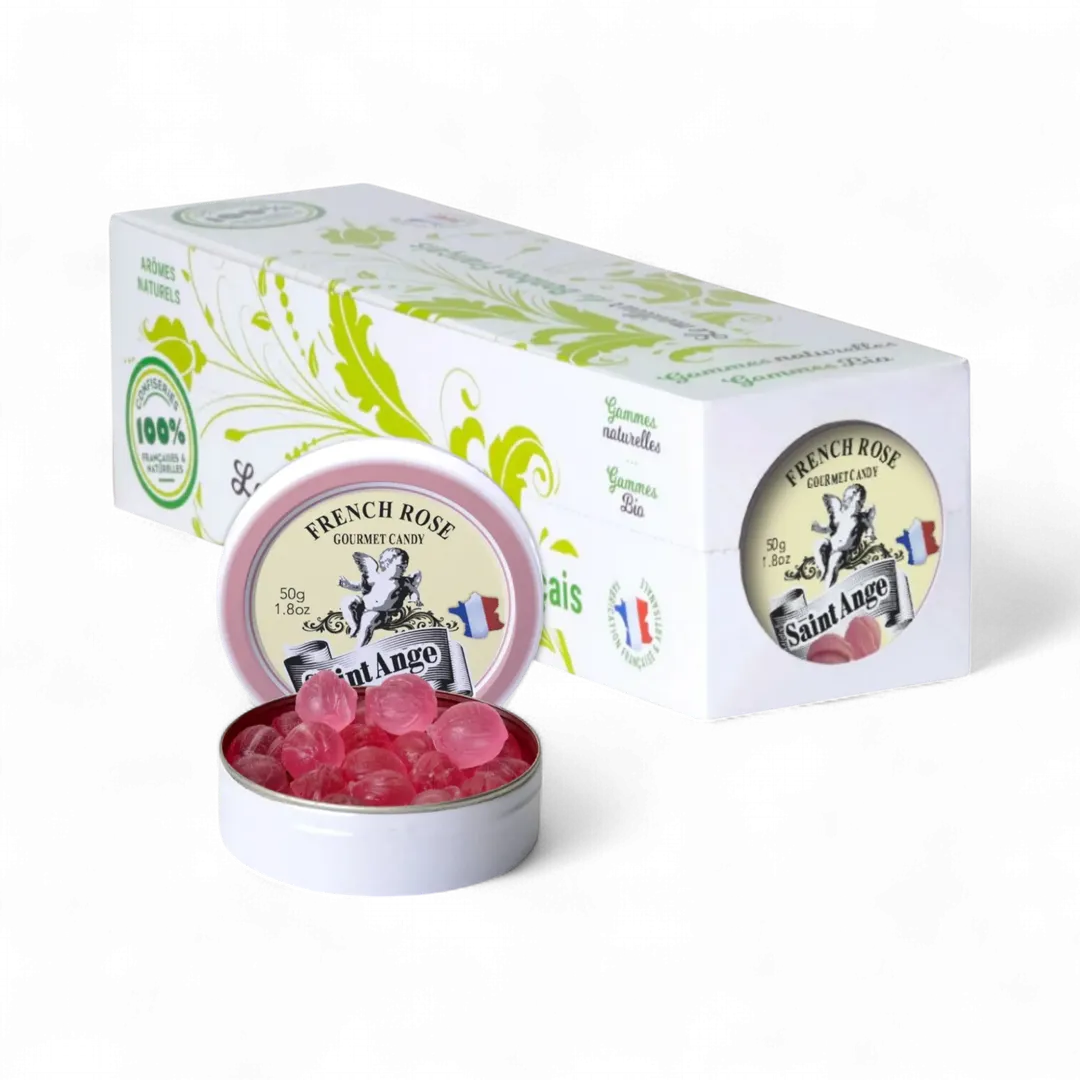 Saint Ange Rose - French Gourmet Natural Candy Tin