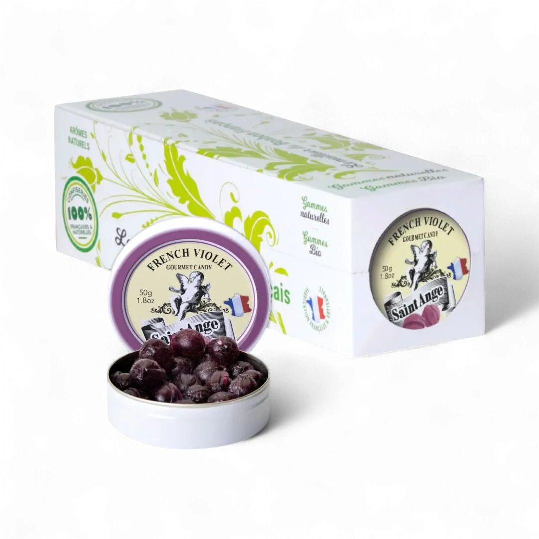 Saint Ange Violet - French Gourmet Natural Candy Tin