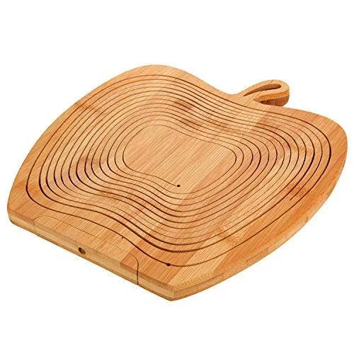 Dried Fruit Apple Tray, Trivet, and Fruit Basket