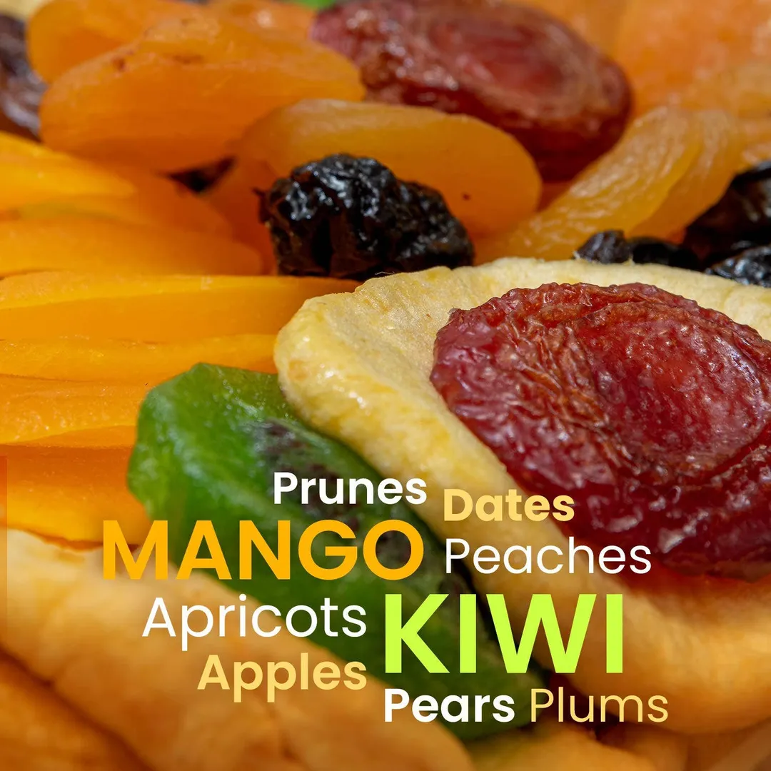 Dried Fruit Apple Tray, Trivet, and Fruit Basket