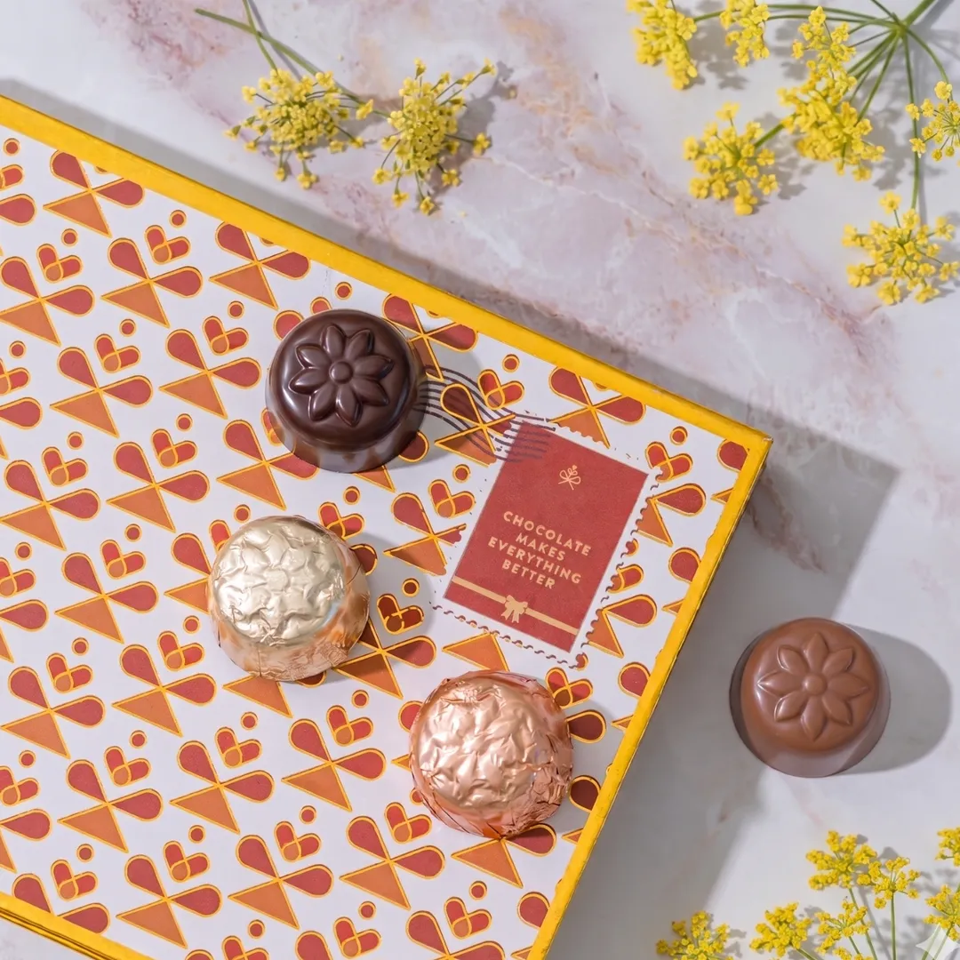 Thinking of You Chocolate Gift Box | Edible Greeting Card Gift for Friends, Coworkers & Loved Ones