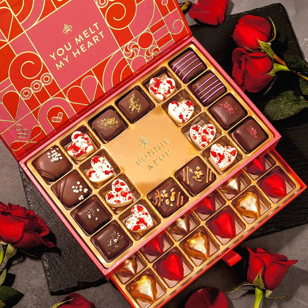 Two Tier Chocolate Valentine's Day Chocolate Collection