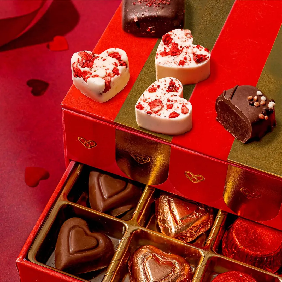 Two Tier Chocolate Valentine's Day Chocolate Collection