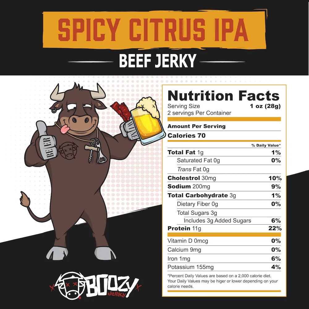 Spicy Citrus IPA Large 8oz "Growler Bag"