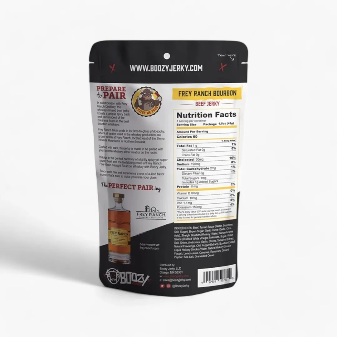 Bold and Spicy Bourbon Boozy Jerky