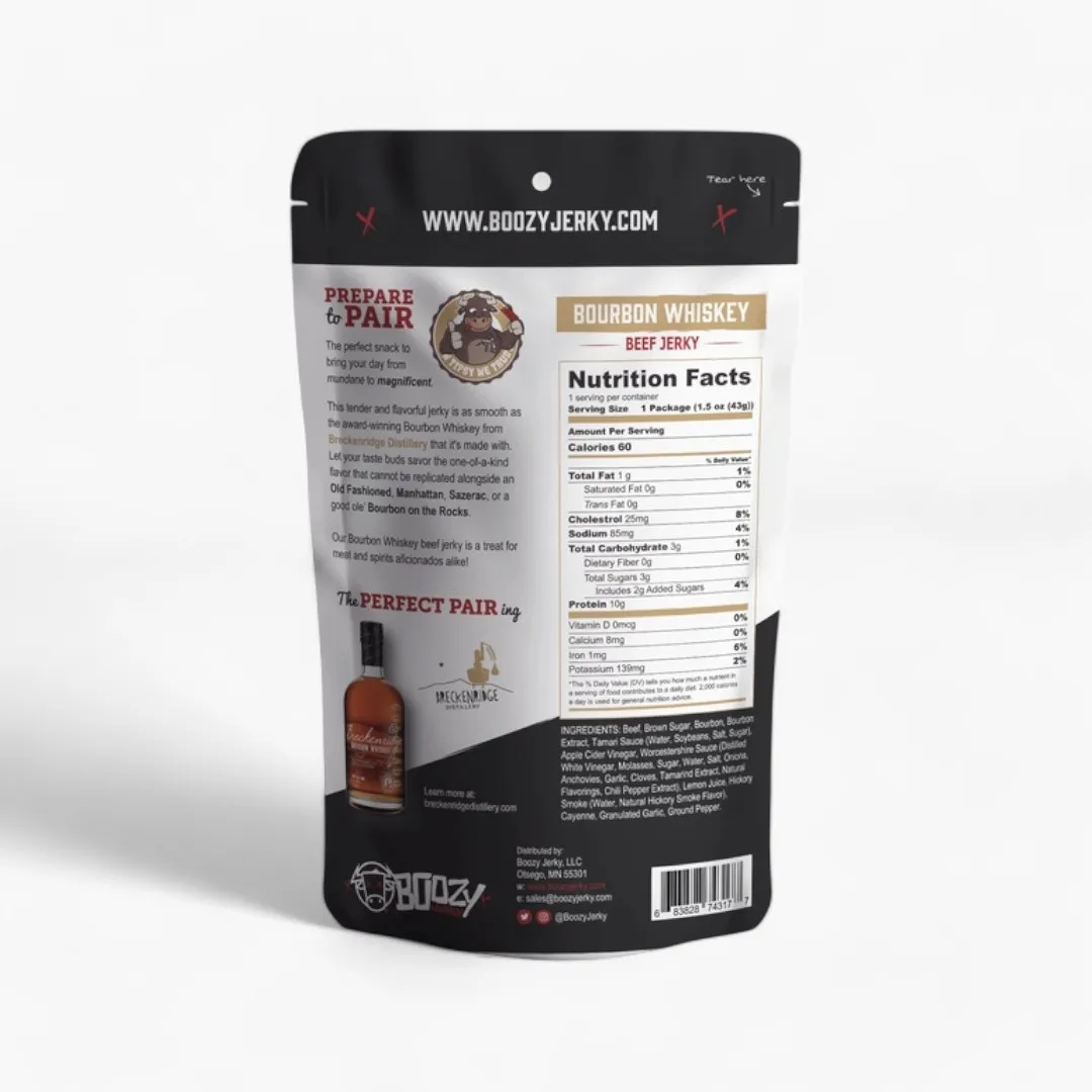 Bourbon Whiskey Beef Jerky