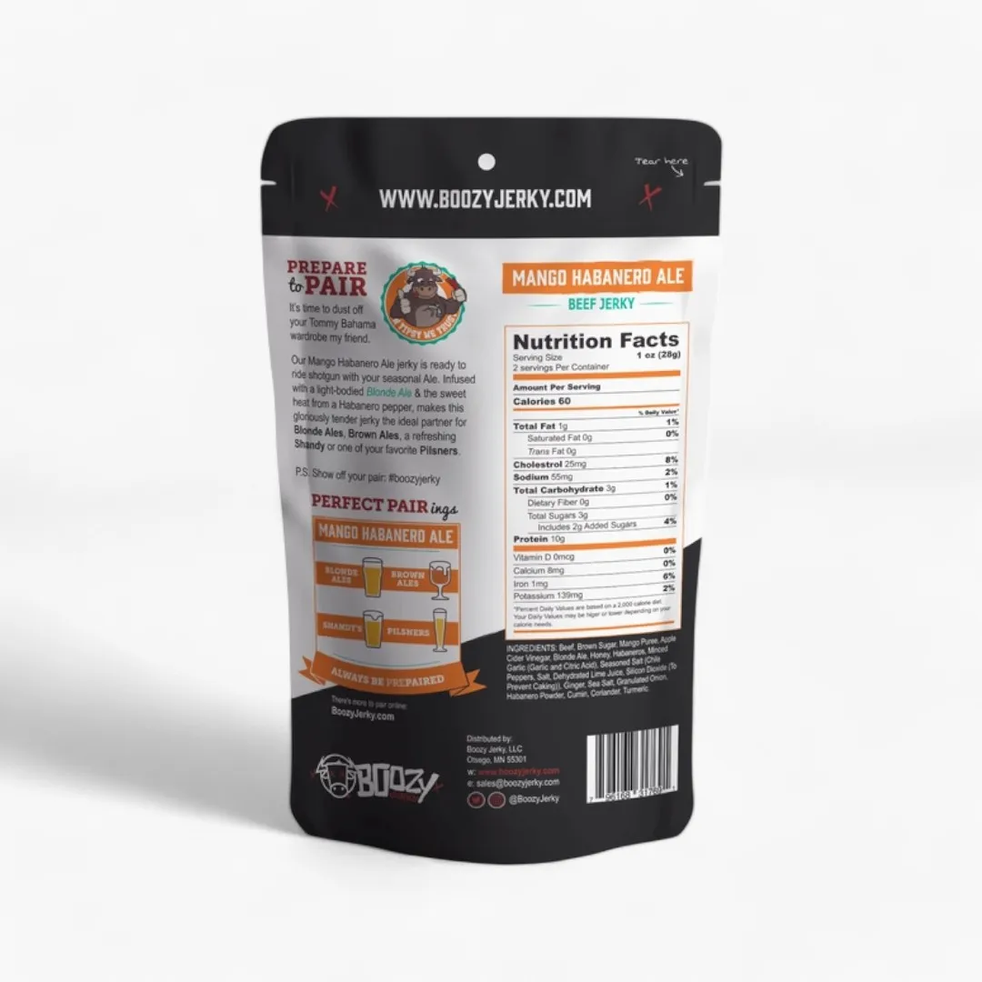 Mango Habanero Ale Beef Jerky