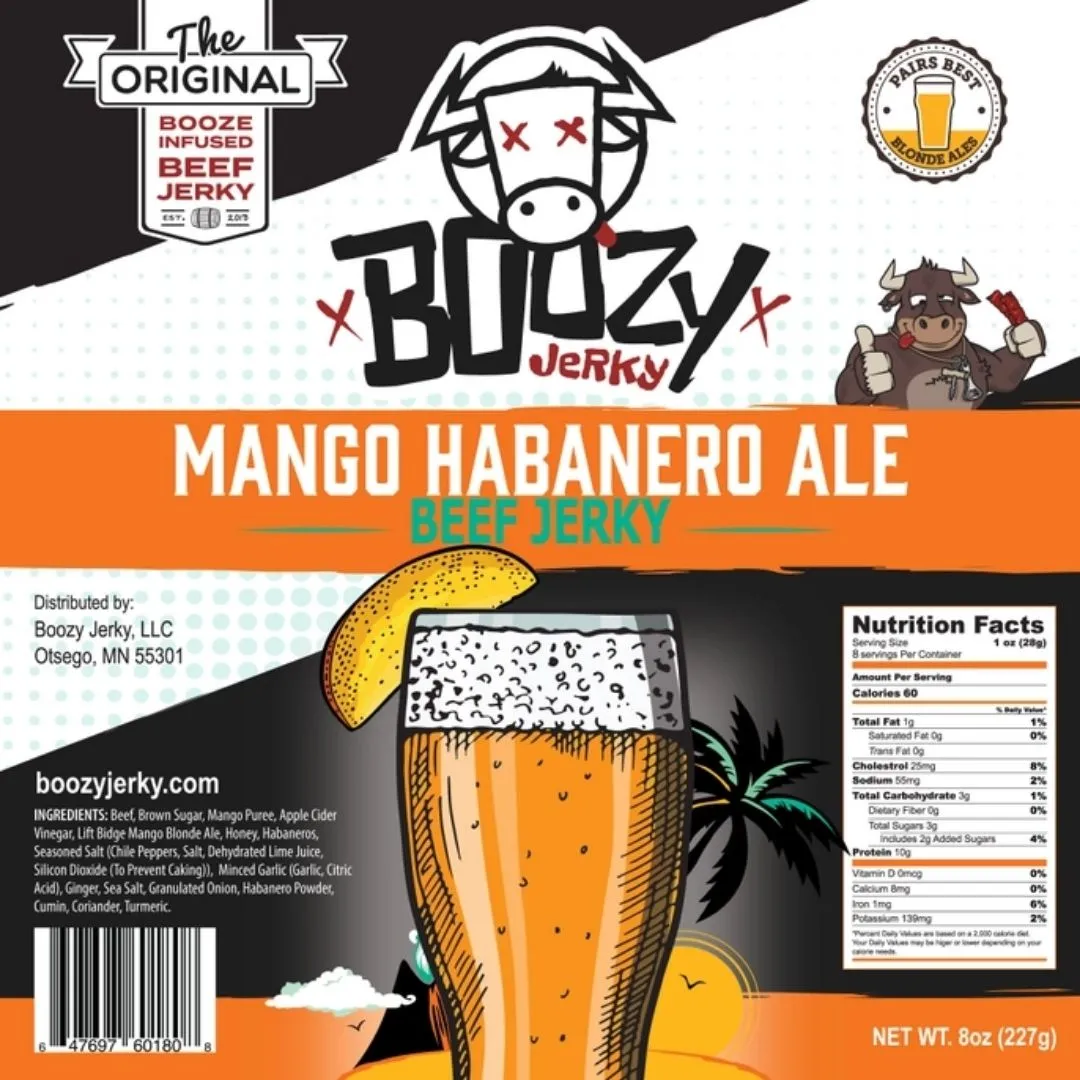 Mango Habanero Ale Large 8oz "Growler Bag"