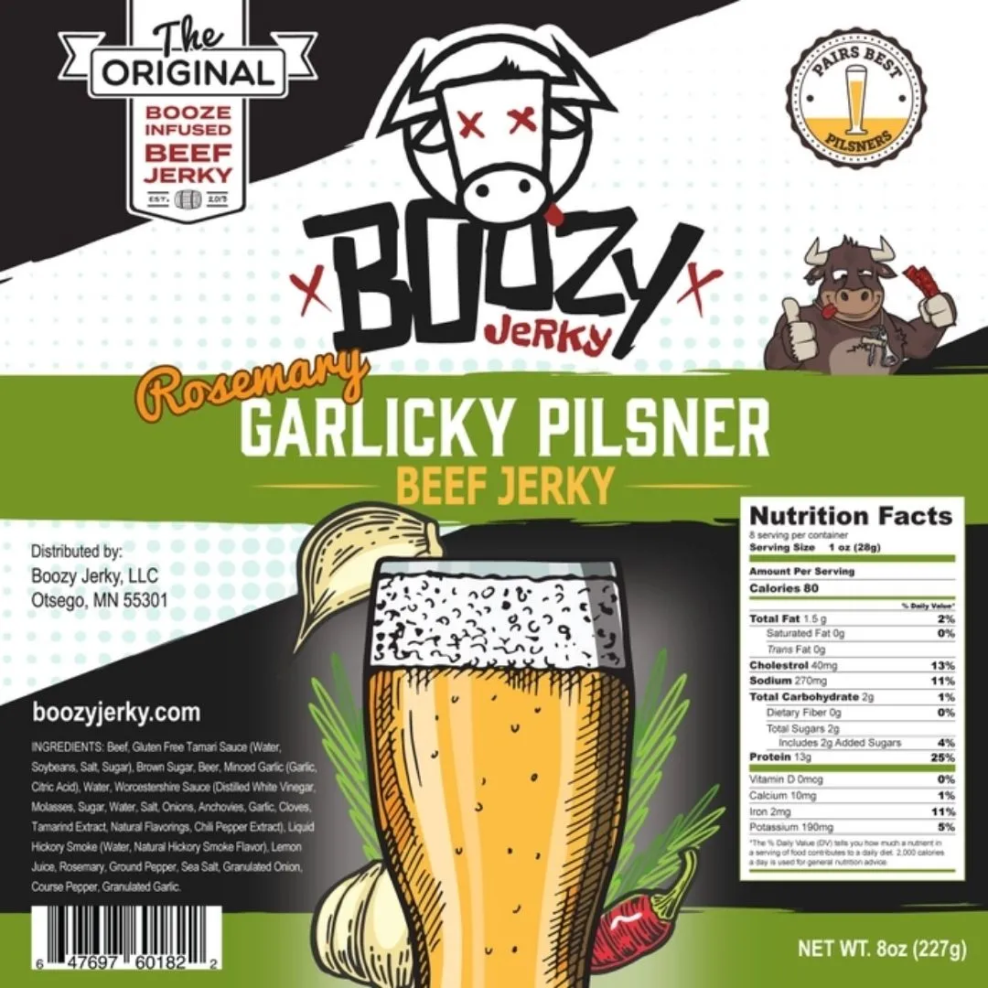 Rosemary Garlicky Pilsner Large 8oz "Growler Bag"