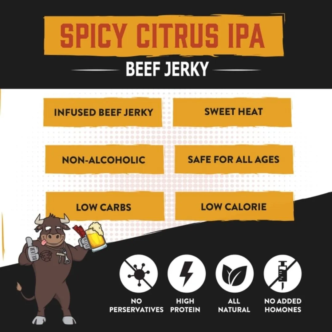 Spicy Citrus IPA Beef Jerky