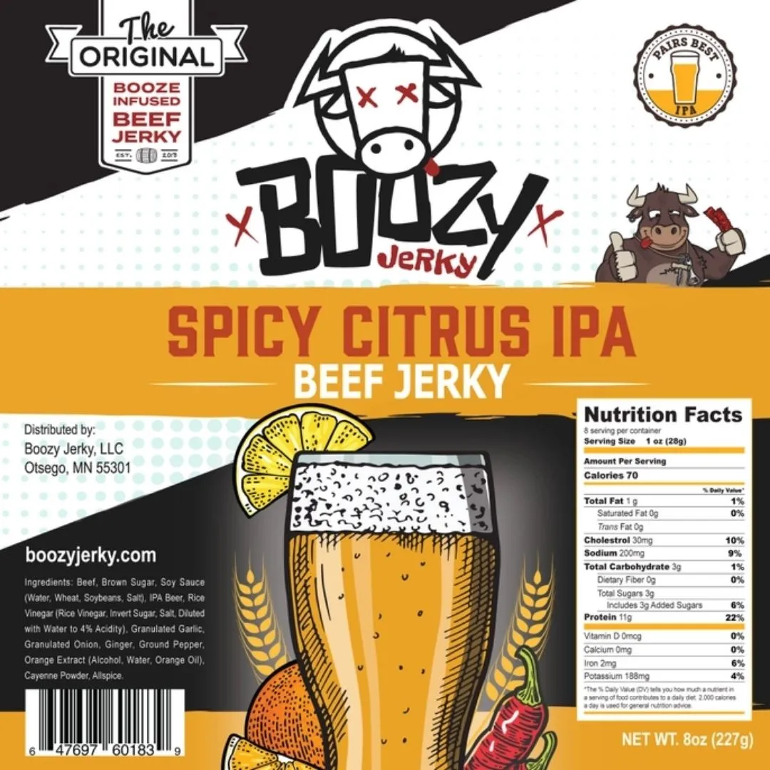 Spicy Citrus IPA Large 8oz "Growler Bag"