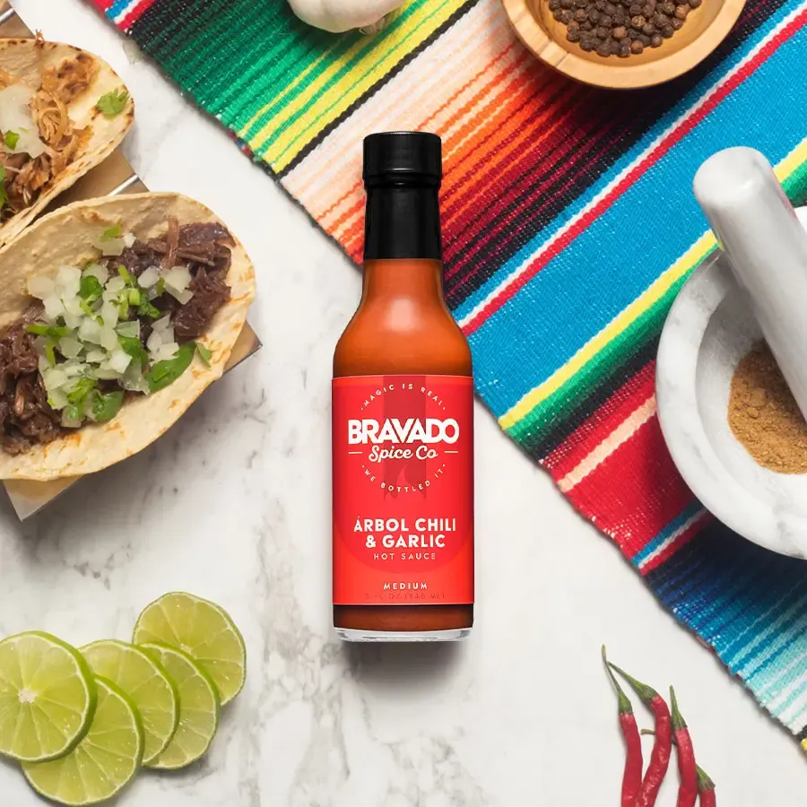 Árbol Chili & Garlic Hot Sauce | Clean Label