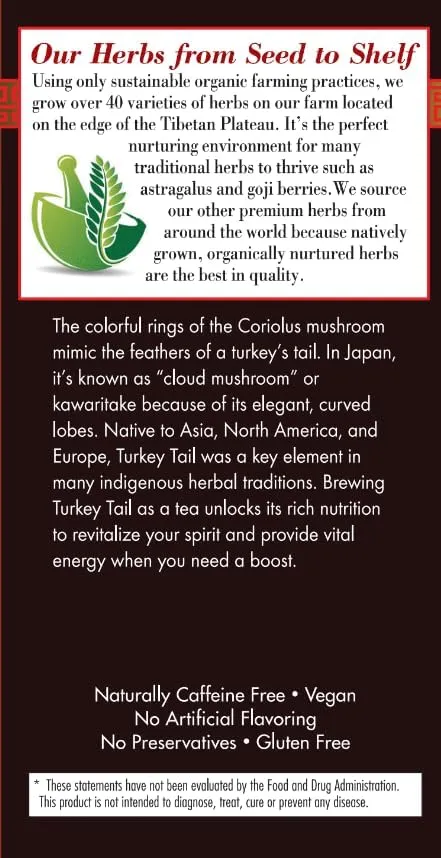 Turkey Tail Mushroom Herbal Tea