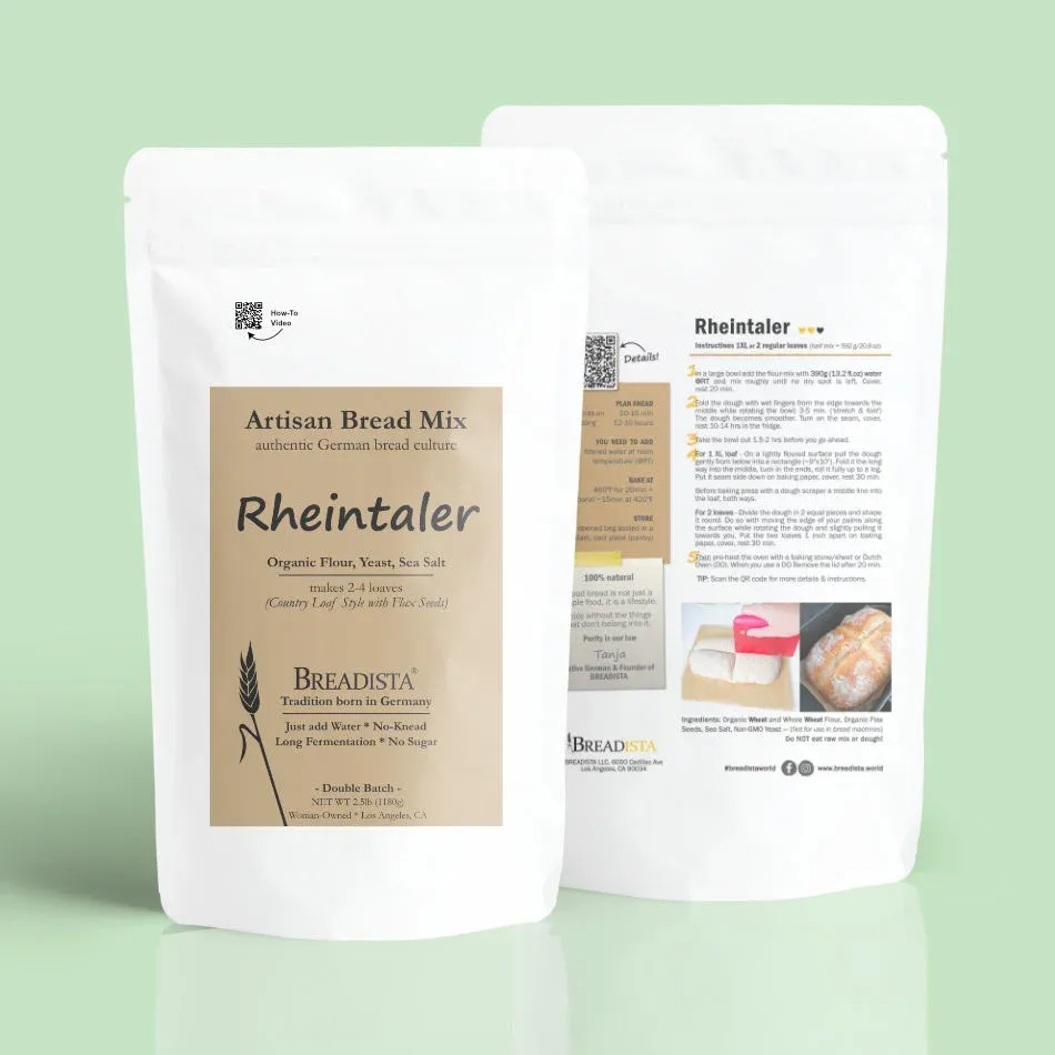 2.5lb Bread Mix – German Rheintaler (makes 2)