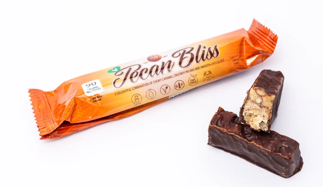 Vegan Pecan Bliss Tm Candy Bar (Pack of 12) 