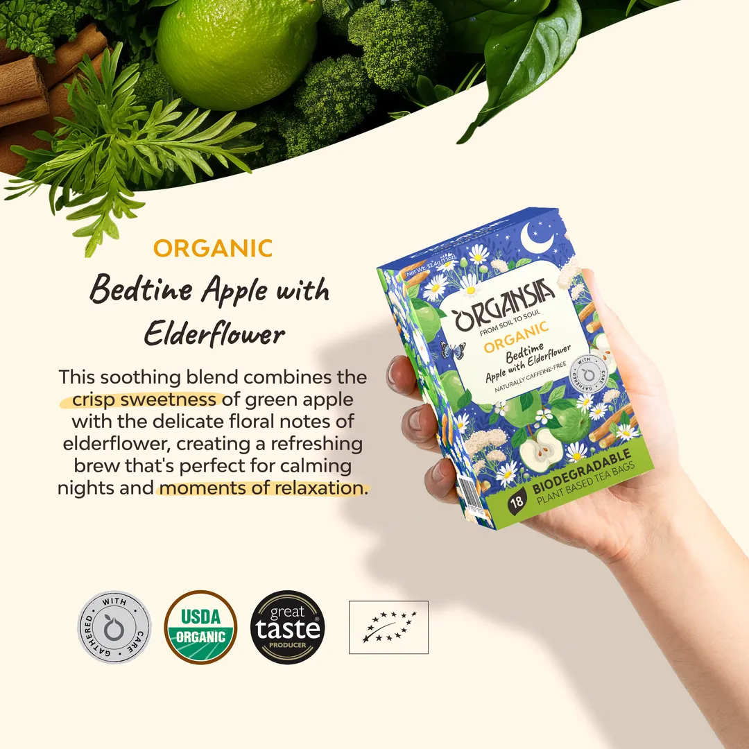 Organsia Herbal Tea - Bedtime Apple with Elderflower