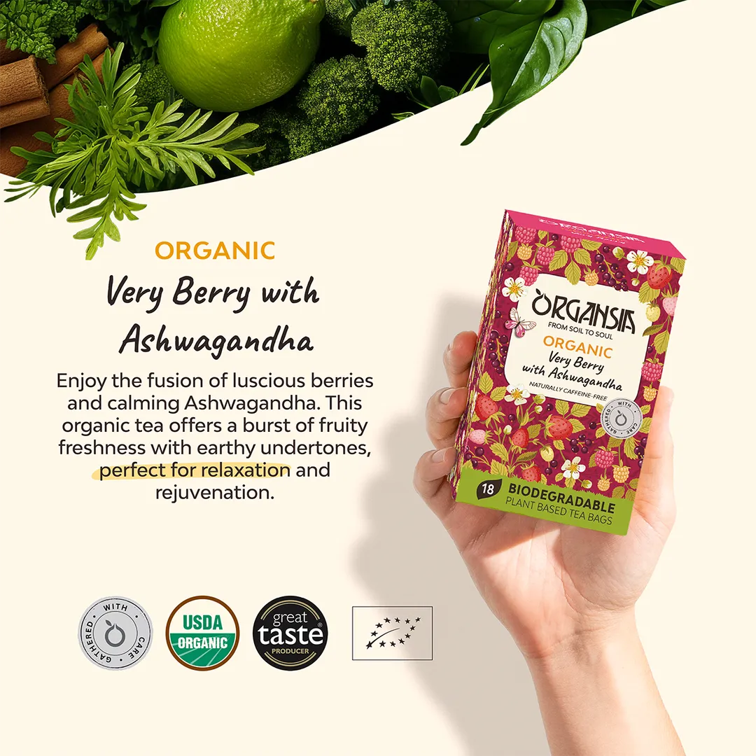 Organsia Herbal Tea - Very Berry with Ashwagandha