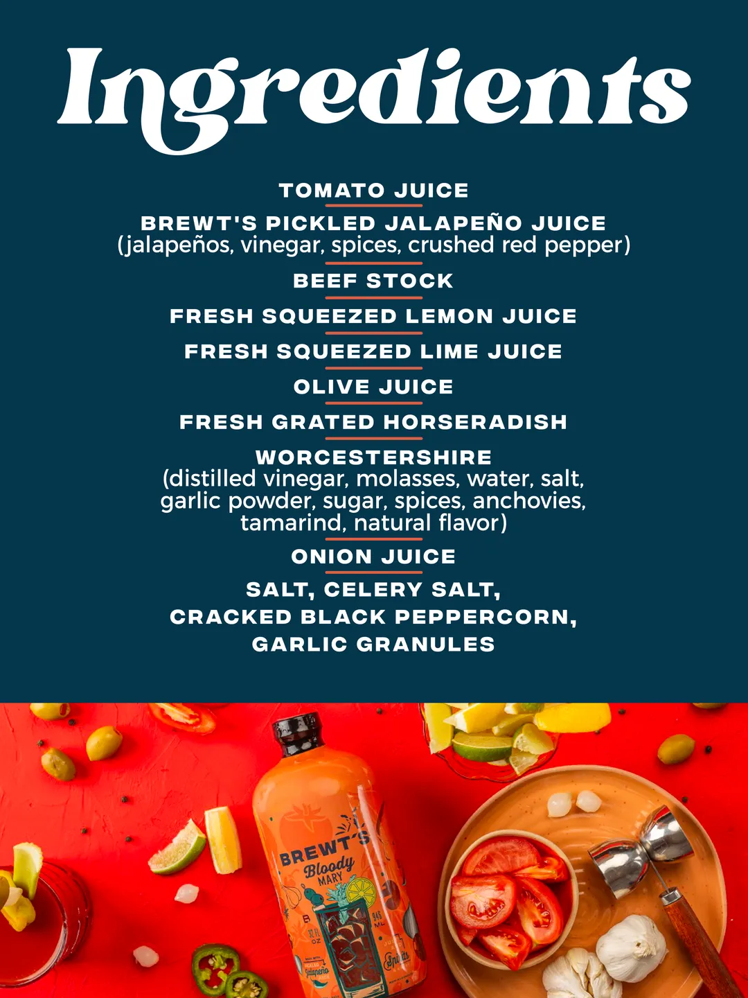 Bloody Mary 6 Pack Mix | 3 of each flavor