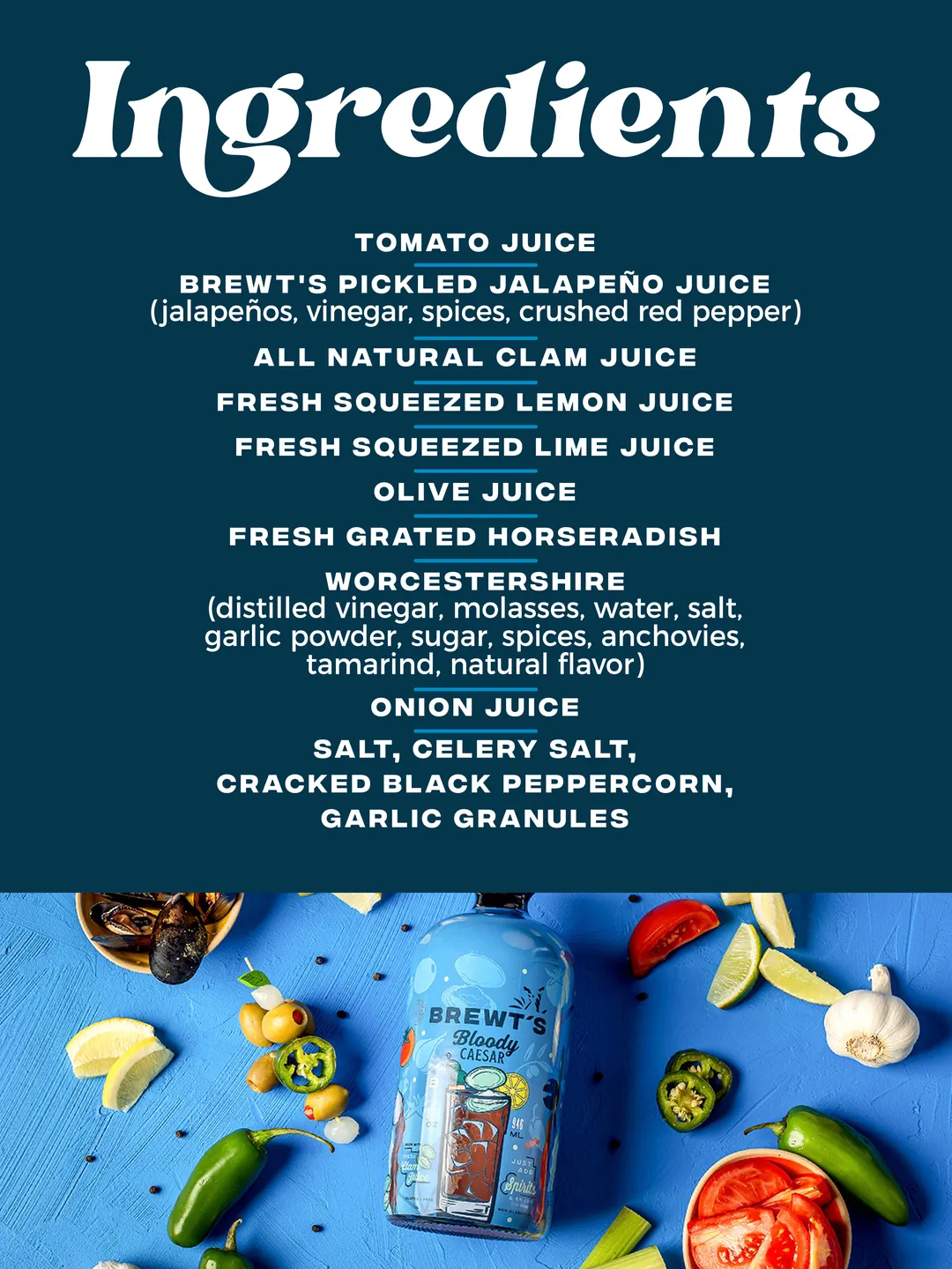 Bloody Mary 6 Pack Mix | 3 of each flavor