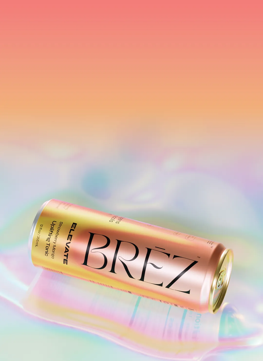 BRĒZ Elevate | Strawberry Mango | Adaptogen Infused Social Tonic | 4-Pack
