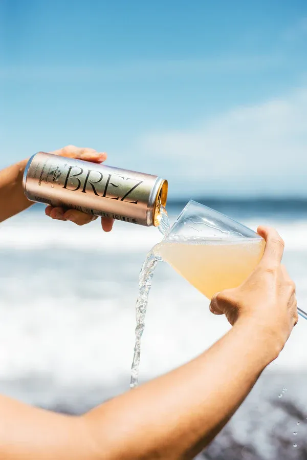 BRĒZ Flow | Lemon Elderflower | Adaptogen Infused Social Tonic | 4-Pack