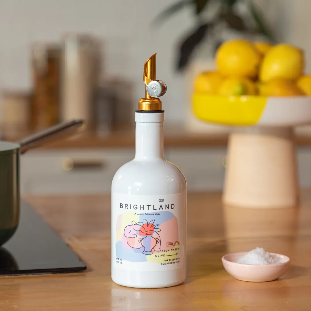 Rosette Garlic Infused Olive Oil
