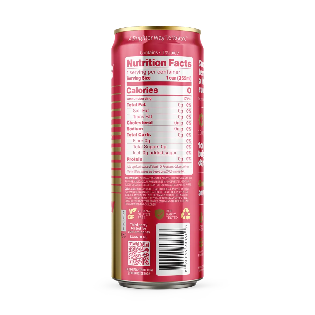 On the Brightside | Feel-Good Drink | Strawberry Sunshine