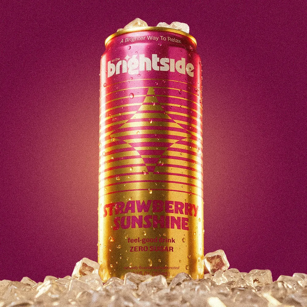On the Brightside | Feel-Good Drink | Strawberry Sunshine