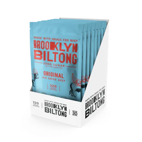 2oz Grass Fed Biltong Naked Steak Slices Pepper & Coriander