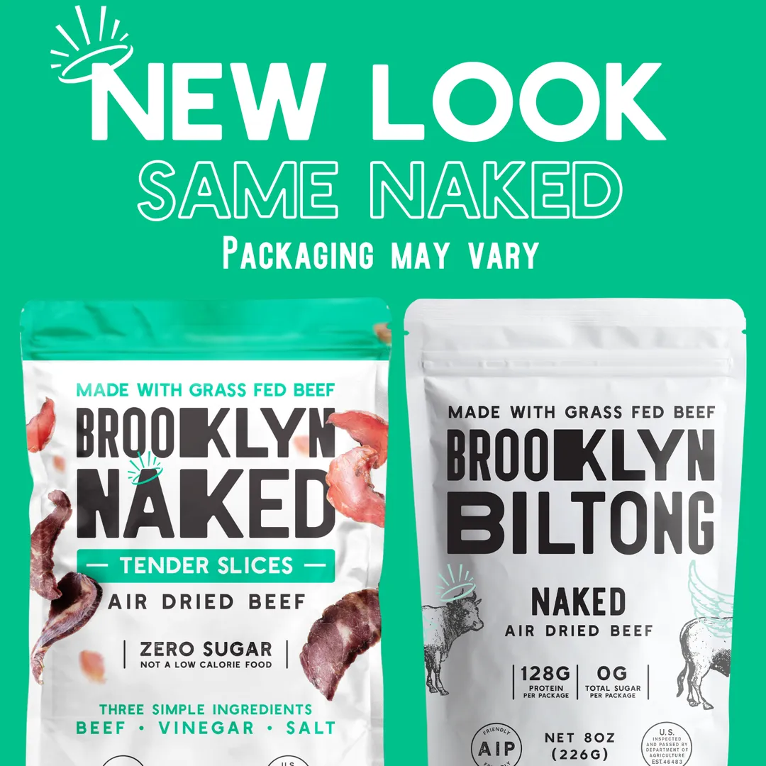 8oz Naked Grass-Fed Zero_Sugar Biltong Tender Jerky