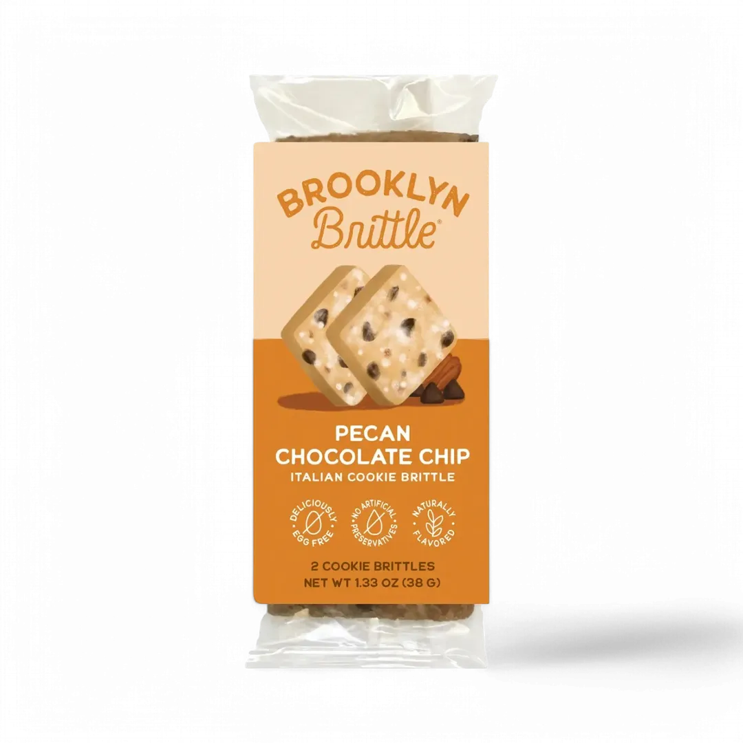 Italian Cookie Brittle – Pecan Chocolate Chip | Snack Pack
