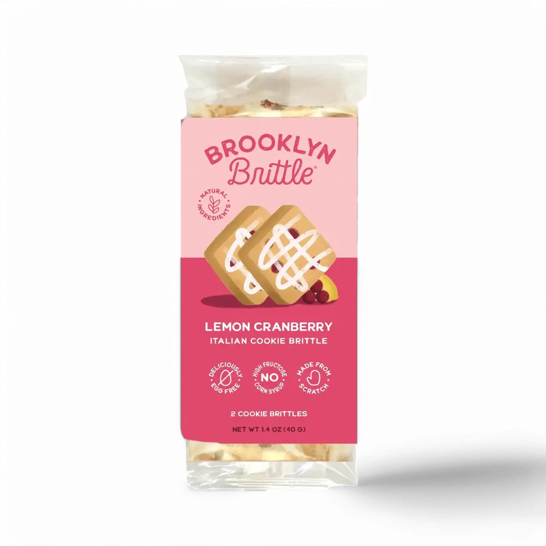 Italian Cookie Brittle – Lemon Cranberry | Snack Pack