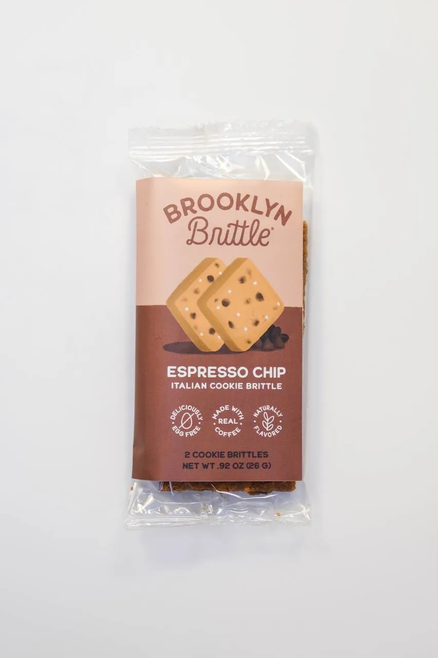 Italian Cookie Brittle – Espresso Chip | Snack Pack