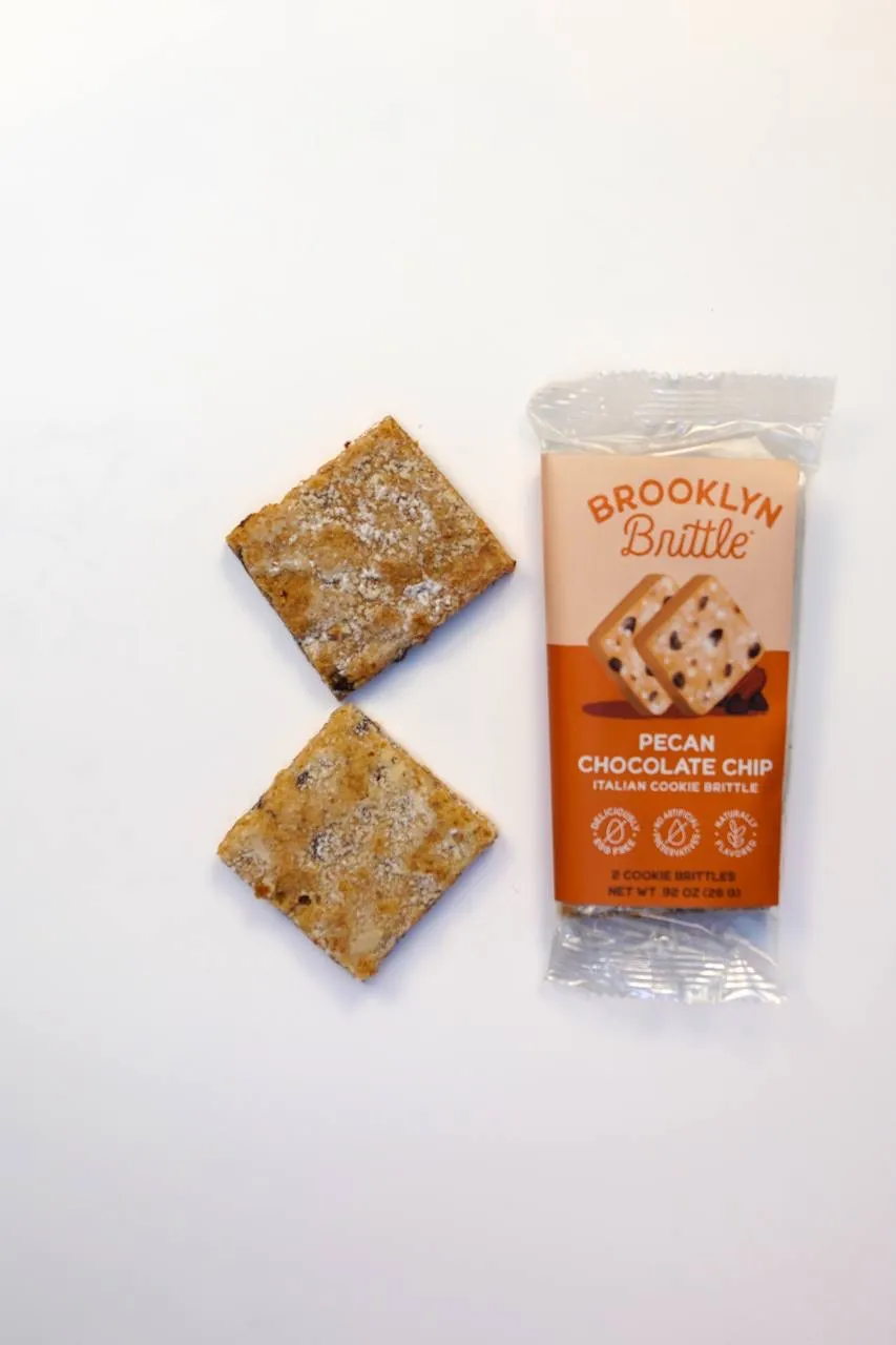Italian Cookie Brittle – Pecan Chocolate Chip | Snack Pack
