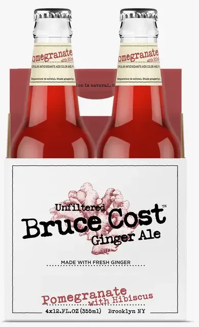 Bruce Cost Ginger Ale - Pomegranate with Hibiscus
