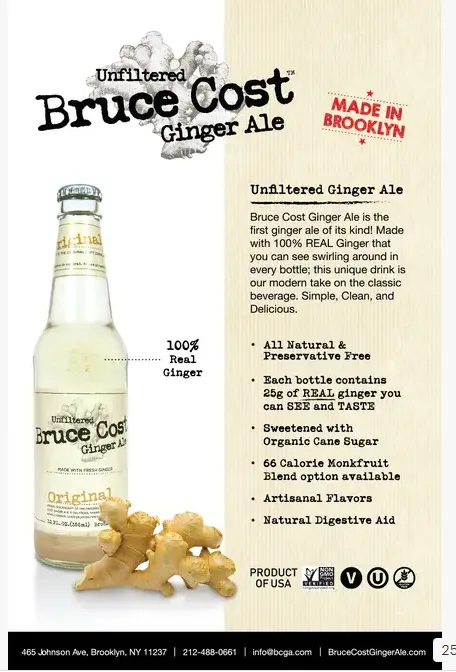 Bruce Cost Ginger Ale - Pomegranate with Hibiscus
