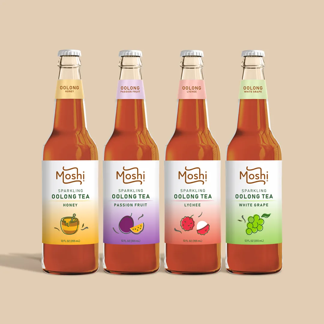 Moshi Oolong Sparkling Drink - Lychee