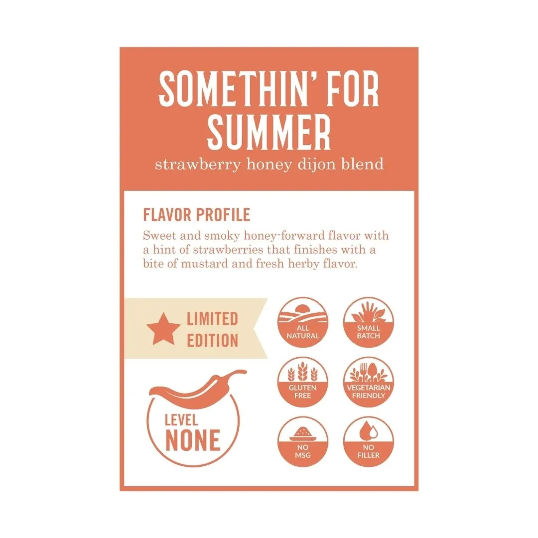 Somethin' For Summer - Strawberry Honey Dijon Seasoning