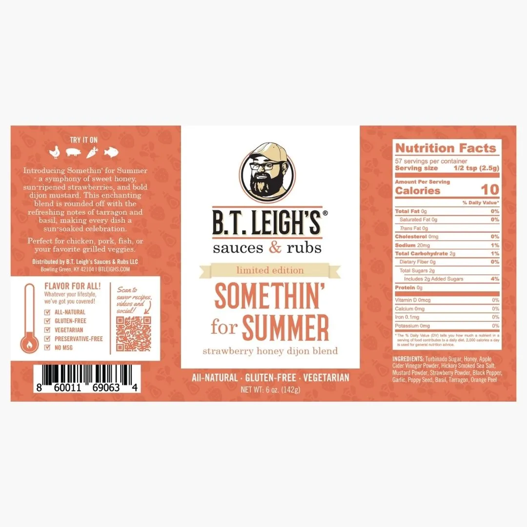 Somethin' For Summer - Strawberry Honey Dijon Seasoning