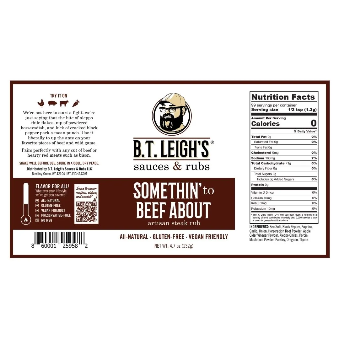 Somethin' To Beef About - Savory Umami Steak Blend