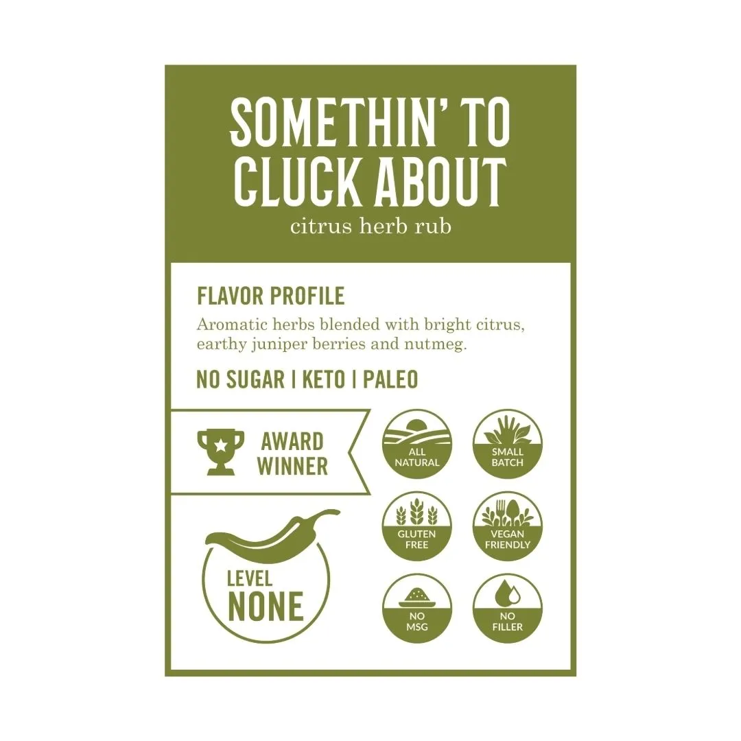 Somethin' To Cluck About - Aromatic Citrus Herb Blend