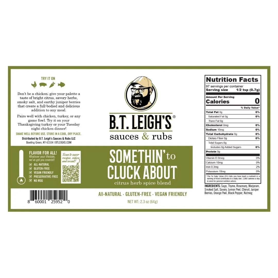 Somethin' To Cluck About - Aromatic Citrus Herb Blend