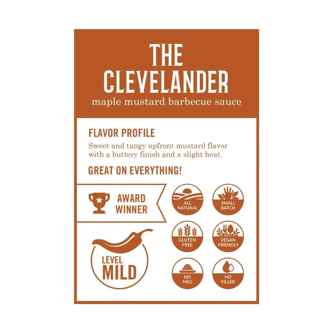 The Clevelander - Mustard Maple Rosemary Bbq Sauce