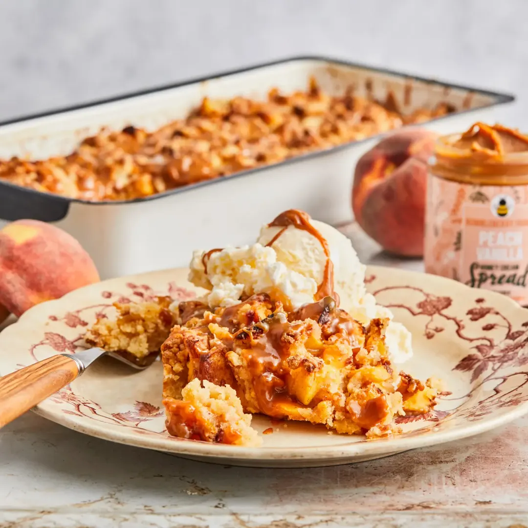 Bumbleberry Farms | Peach Vanilla Honey Cream Spread | 8oz