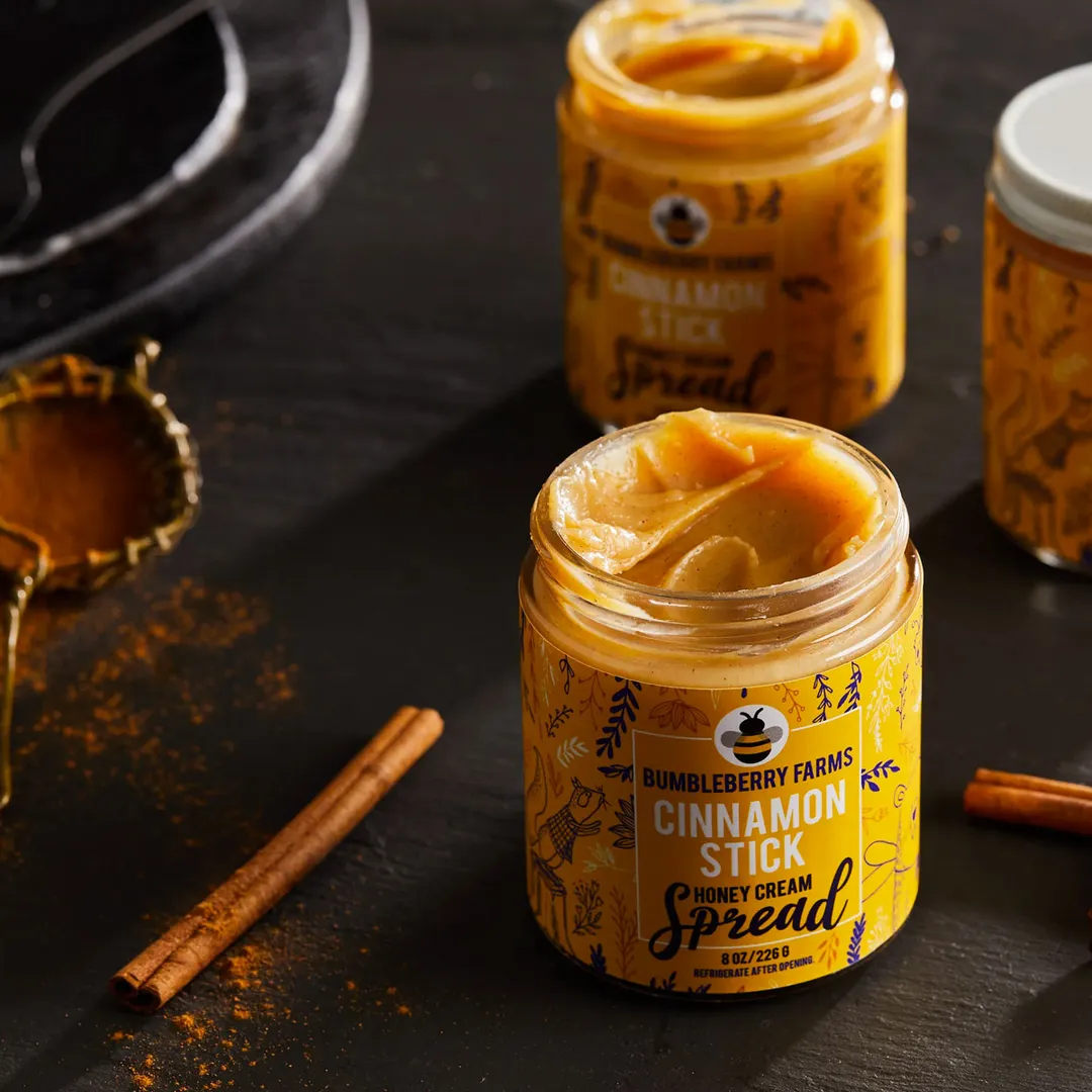 Bumbleberry Farms | Cinnamon Stick Honey Cream Spread | 8oz