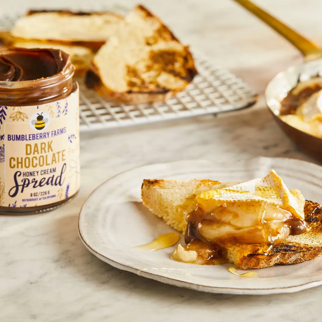 Bumbleberry Farms | Dark Chocolate Honey Cream Spread | 8oz