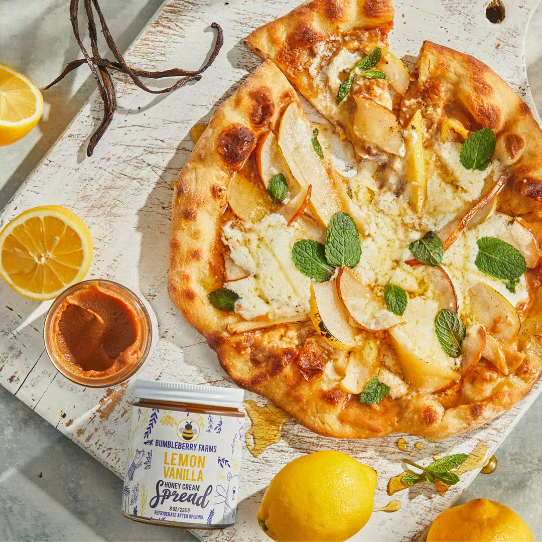 Bumbleberry Farms | Lemon Vanilla Honey Cream Spread | 8oz